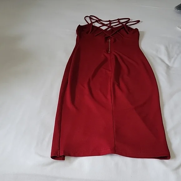 Privy|Burgundy Dress|Size Small| - Picture 4 of 16